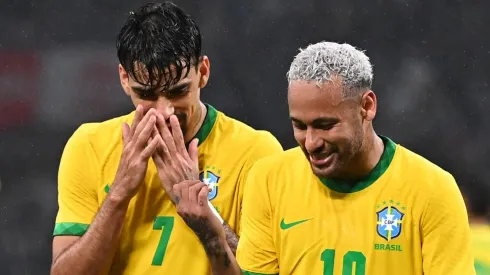 Vini Jr. tenta convencer craque da Seleção a assinar com o Real Madrid (Photo by Kenta Harada/Getty Images)