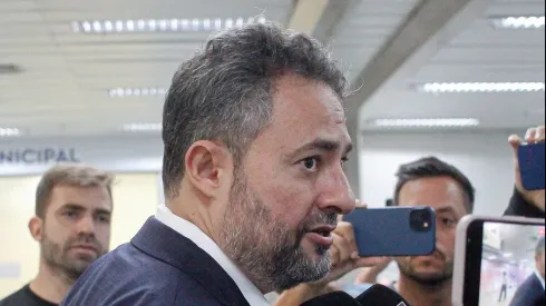 Alexandre Mattos em chegada ao Vasco. Foto: Matheus Lima/Vasco