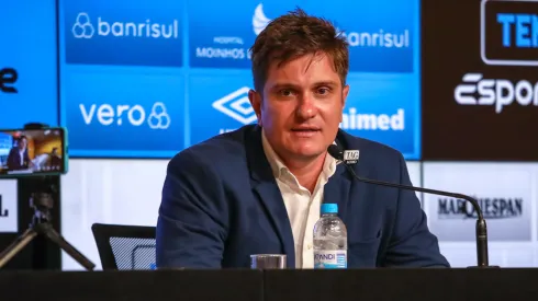 Brum abriu o jogo sobre negociações do Grêmio (Foto: Lucas Uebel/Grêmio/Divulgação)