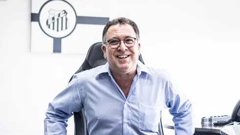 Marcelo Teixeira: gestão do Santos chegou a acordo com centroavante (Foto: Raul Baretta/ Santos FC/ Divulgação)