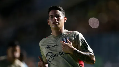 James Rodríguez ainda não entrou em campo em 2024 (Foto: Wagner Meier/Getty Images)