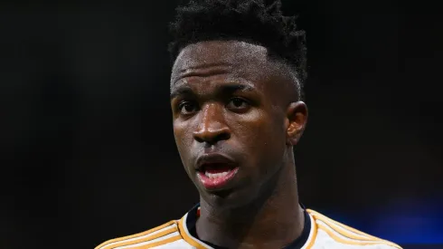 Vini pelo Real Madrid. (Photo by David Ramos/Getty Images)