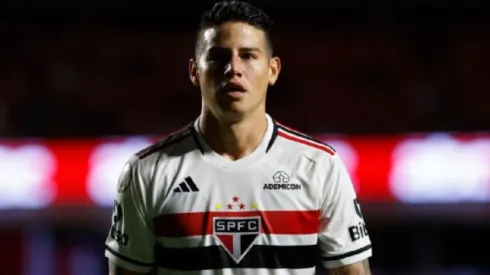James Rodríguez não viajou para decisão entre São Paulo e Palmeiras (Foto: Rubens Chiri/saopaulofc.net/Divulgação)