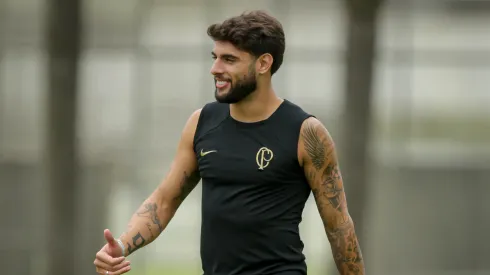 O atacante ganhou elogios do treinador (Fotos: Rodrigo Coca/Agência Corinthians/Divulgação)