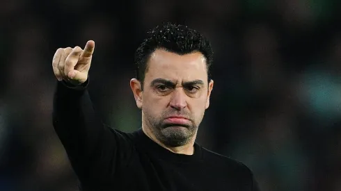 Xavi no comando do Barcelona. Foto: David Ramos/Getty Images