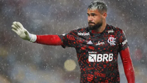 Matheus Cunha abriu o jogo após vitória do Flamengo (Foto: Paula Reis / Flamengo / Divulgação)