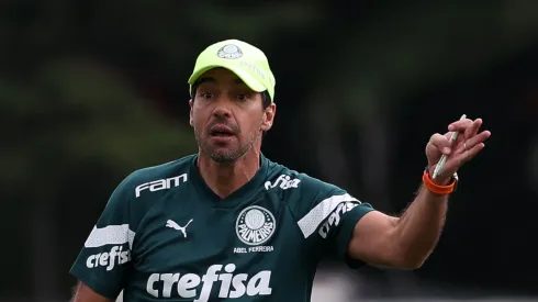 Abel Ferreira exaltou jovem promessa do Palmeiras (Foto: Cesar Greco/Palmeiras/Divulgação)