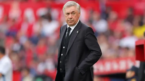 Carlo Ancelotti, Head Coach of Real Madrid. (Photo by Fran Santiago/Getty Images)