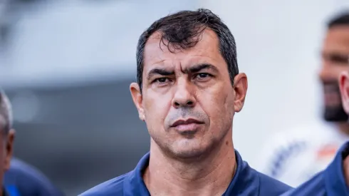 SP - SANTOS - 18/02/2024 - PAULISTA 2024, SANTOS X NOVORIZONTINO - Fabio Carille tecnico do Santos durante partida contra o Novorizontino no estadio Vila Belmiro pelo campeonato Paulista 2024. Foto: Abner Dourado/AGIF