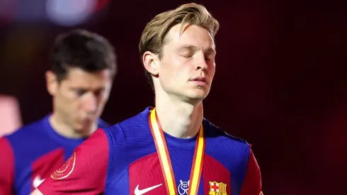 Frenkie de Jong of FC Barcelona. (Photo by Yasser Bakhsh/Getty Images)