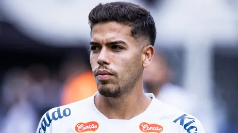 SP - SANTOS - 18/02/2024 - PAULISTA 2024, SANTOS X NOVORIZONTINO - Nonato jogador do Santos durante partida contra o Novorizontino no estadio Vila Belmiro pelo campeonato Paulista 2024. Foto: Abner Dourado/AGIF