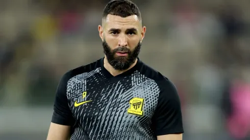 Karim Benzema of Al-Ittihad. (Photo by Yasser Bakhsh/Getty Images)
