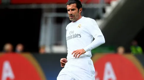 Luis Figo of Real Madrid (Photo by Christof Koepsel/Getty Images for Laureus)