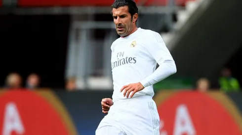   Luis Figo of Real Madrid (Photo by Christof Koepsel/Getty Images for Laureus)
