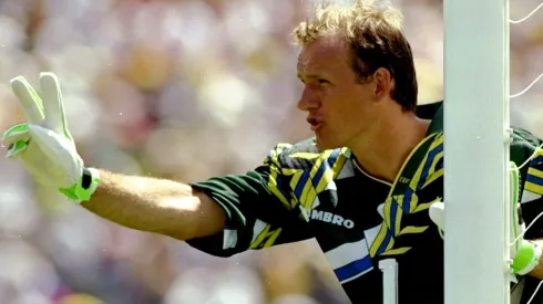 Brazil goalkeeper Claudio Taffarel   Mandatory Credit: Shaun  Botterill/Allsport