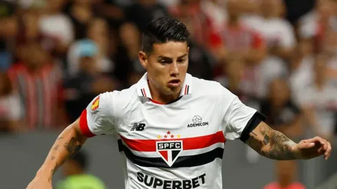 James Rodríguez brilhou contra a Inter de Limeira (Foto: Rubens Chiri/Saopaulofc.net/Divulgação)