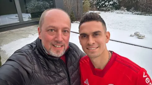 Presidente do Inter expôs trecho de conversa com Borré (Foto: Reprodução/Twitter Alessandro Barcellos)