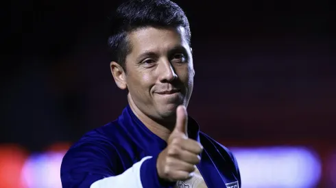 Thiago Carpini técnico do Sao Paulo durante partida contra o Santos no estádio Morumbi pelo campeonato Paulista 2024. Foto: Marcello Zambrana/AGIF