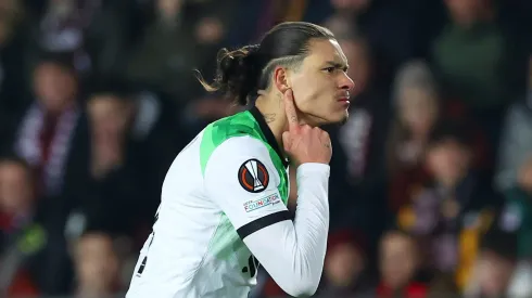 Opinião Os números de Darwin Nunez em Liverpool mostram que ele merece respeito. (Photo by Alexander Hassenstein/Getty Images)