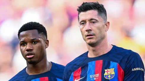 Manchester United vai com tudo para anunciar Ansu Fati, do Barcelona (Photo by David Ramos/Getty Images)