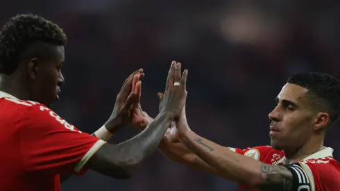 Ex-Corinthians, Gabriel, do Internacional, é oferecido ao Fluminense. (Photo by Silvio Avila/Getty Images)