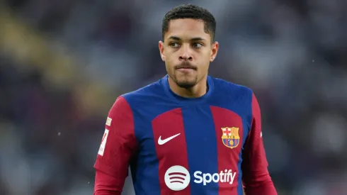Vitor Roque gera influência para o Barcelona buscar mais um jovem talento brasileiro. (Photo by David Ramos/Getty Images)