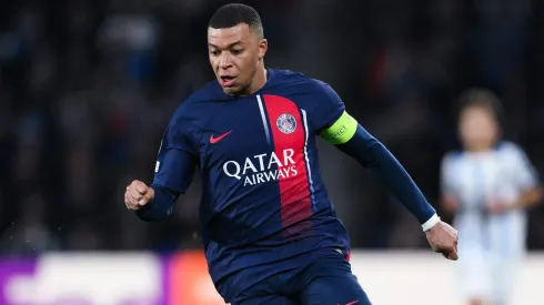 Kylian Mbappe of Paris Saint-Germain . (Photo by David Ramos/Getty Images)