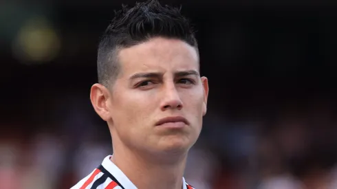 James Rodríguez em ação no Morumbis pelo São Paulo. Foto: Marcello Zambrana/AGIF