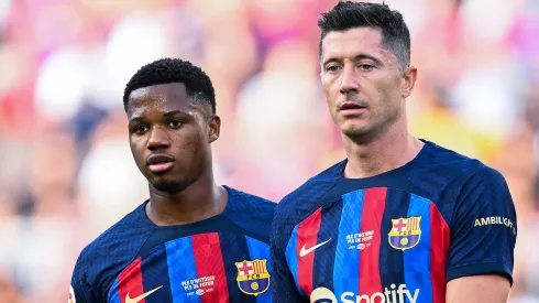 Barcelona surpreende e decide vender jogador avaliado em R$ 162 milhões.(Photo by David Ramos/Getty Images)