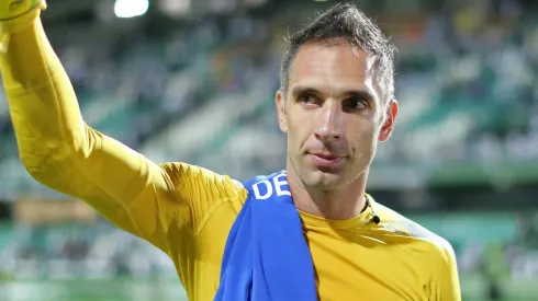 Fernando Prass of Palmeiras . (Photo by Heuler Andrey/Getty Images)