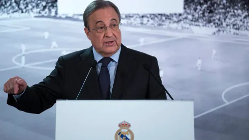 Florentino Pérez quer garantir reforço para o Real Madrid (Foto: Gonzalo Arroyo Moreno/Getty Images)
