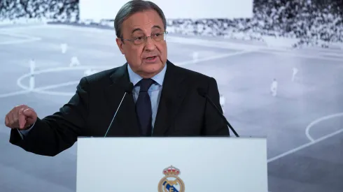Florentino Pérez quer garantir reforço para o Real Madrid (Foto: Gonzalo Arroyo Moreno/Getty Images)