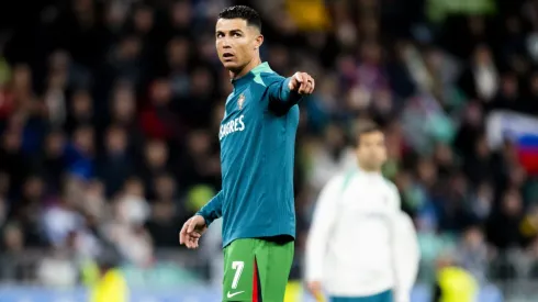 Cristiano Ronaldo of Portugal .(Photo by Jurij Kodrun/Getty Images)
