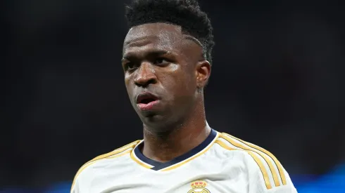 Vini Jr vira preocupação para Ancelotti no Real Madrid (Photo by Gonzalo Arroyo Moreno/Getty Images)
