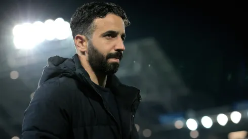 Rúben Amorim não gostou de pergunta sobre o Liverpool (Foto: Emilio Andreoli/Getty Images)