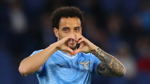 Felipe Anderson voltará ao Brasil. Foto: Paolo Bruno/Getty Images