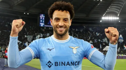 Felipe Anderson foi anunciado como novo reforço do Palmeiras (Photo by Paolo Bruno/Getty Images)