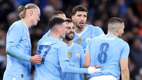 Real Madrid supera o Barcelona e lidera a corrida para contratar craque do Man City. (Photo by Alex Livesey/Getty Images)