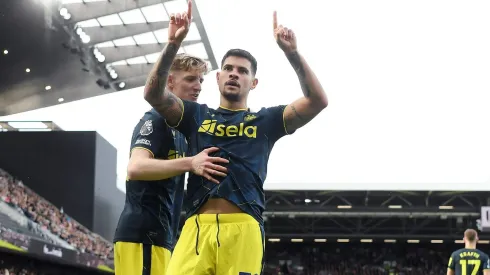 Bruno Guimaraes of Newcastle United . (Photo by Alex Davidson/Getty Images)