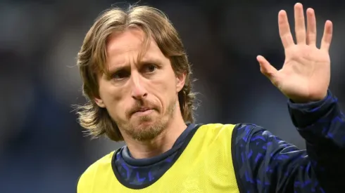 Luka Modric of Real Madrid . (Photo by Denis Doyle/Getty Images)