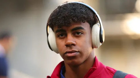 Lamine Yamal of FC Barcelona (Photo by Fran Santiago/Getty Images)