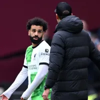 Salah e Klopp se desentendem durante partida e egípcio deixa estádio nervoso