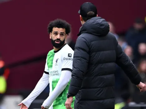 Clima tenso: Salah e Klopp se desentendem durante partida e egípcio deixa estádio nervoso