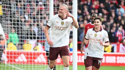 Erling Haaland of Manchester City (Photo by Michael Regan/Getty Images)