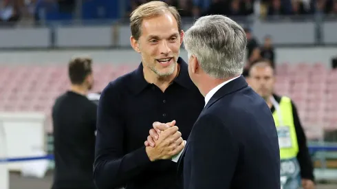 Carlo Ancelotti and Thomas Tuchel (Photo by Francesco Pecoraro/Getty Images)