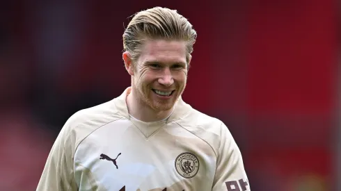 De Bruyne recebe oferta para o deixar o Manchester City: R$ 382 milhões por temporada. (Photo by Michael Regan/Getty Images)