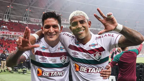 Grêmio tem chance única de buscar contratação de atacante do Fluminense. Foto: Maxi Franzoi/AGIF