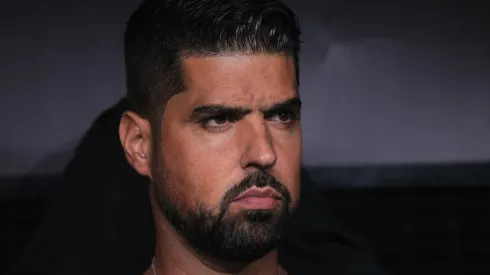 António oliveira parece não ter gostado de pergunta. Foto: Ettore Chiereguini/AGIF