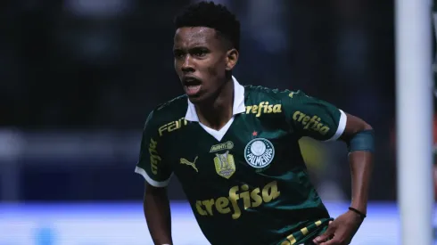 Estevao jogador do Palmeiras . Foto: Ettore Chiereguini/AGIF