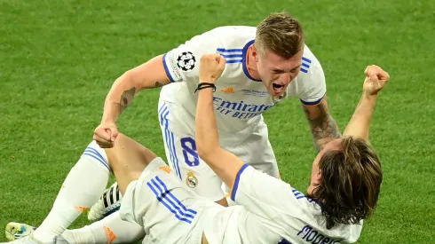 Real Madrid: Florentino toma decisão após Ancelotti pedir as renovações de Kroos e Modric. (Photo by Matthias Hangst/Getty Images)